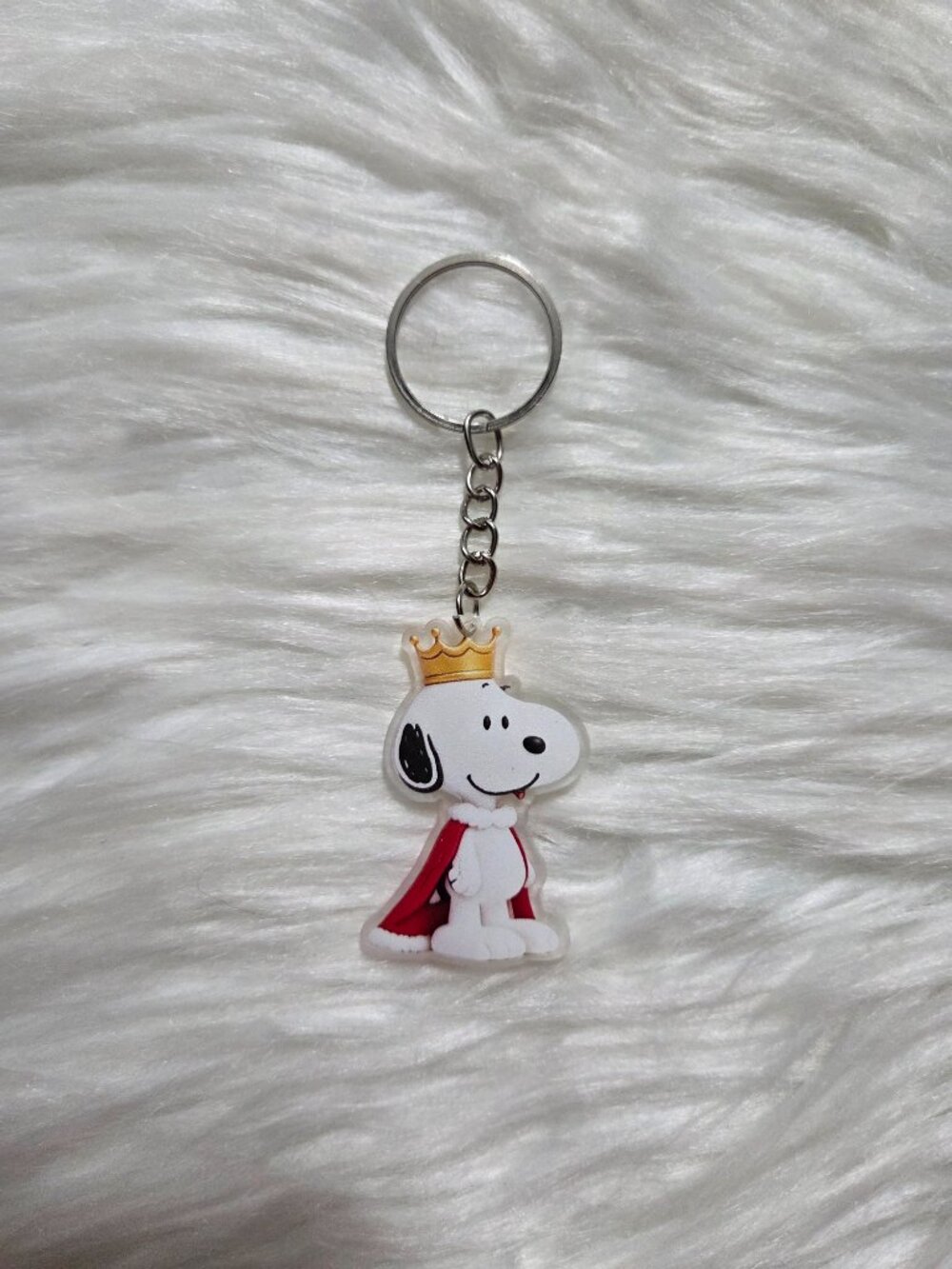 Snoopy King Keychain